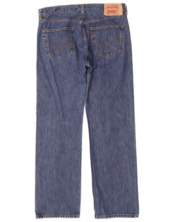 Мужские прямые джинсы Levi's 501 W36 L32 синие