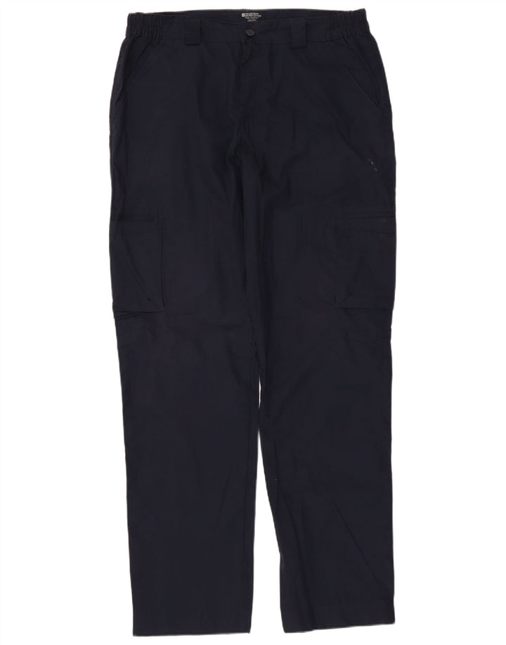 Женские прямые брюки карго Mountain Warehouse W36 L34 Темно-синие