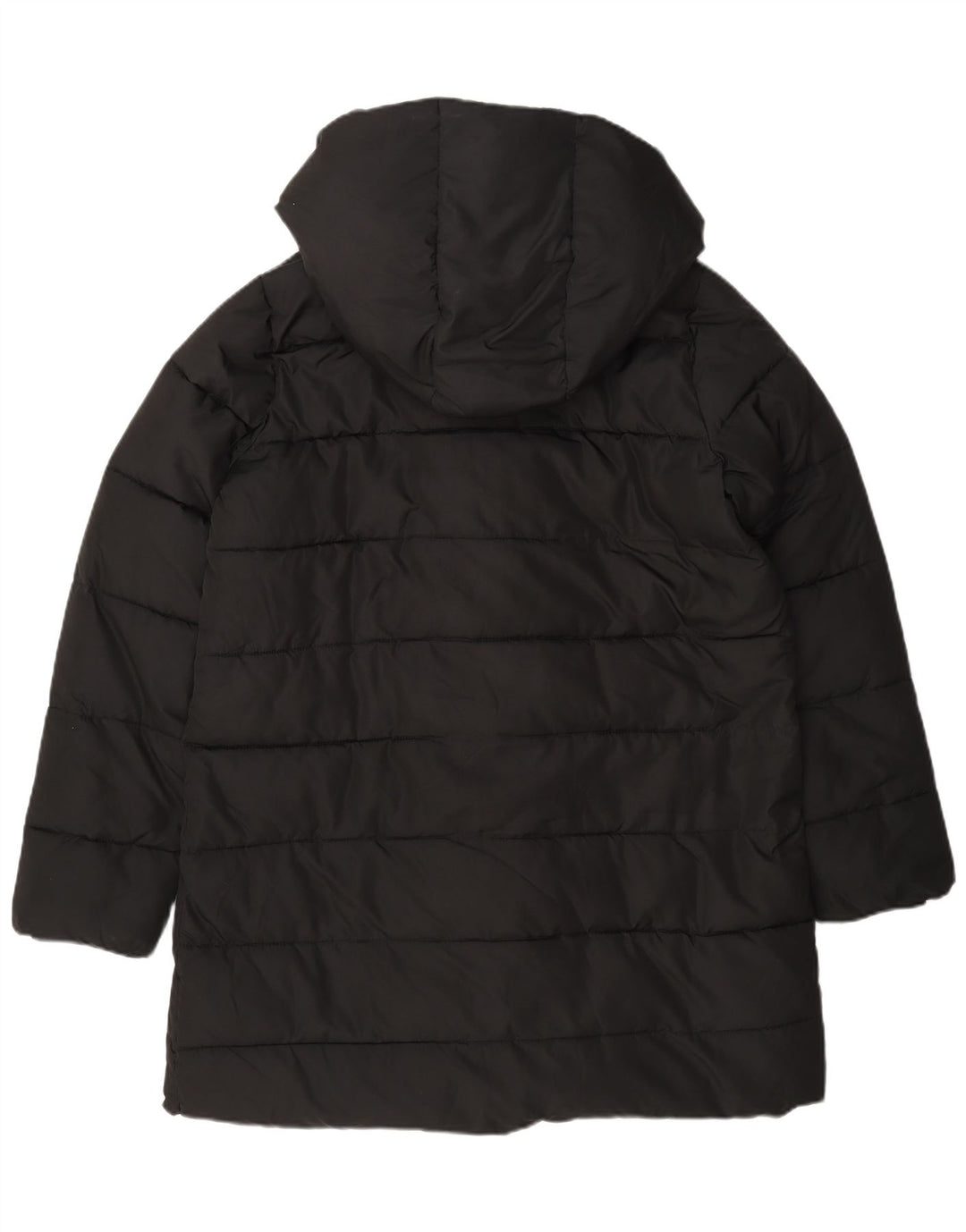 Женское стеганое пальто с капюшоном Hobbs UK 12, средний черный полиэстер