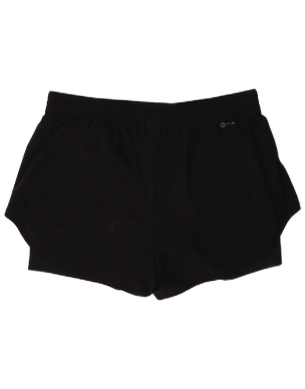 Женские спортивные шорты Adidas UK 24/26 2XL, черный полиамид