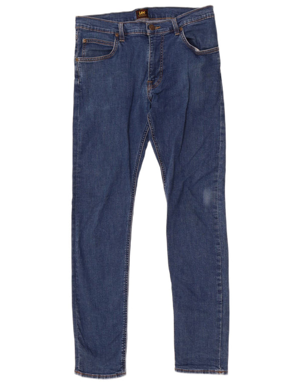 Мужские джинсы Lee Luke Slim W34 L32, синий хлопок