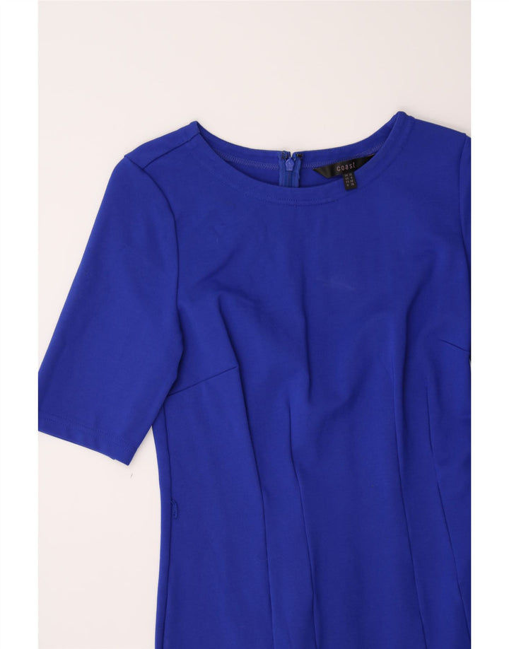 COAST Womens Blouse Top UK 10 Small Blue Viscose Vintage Coast and Second-Hand Coast from Messina Hembry 