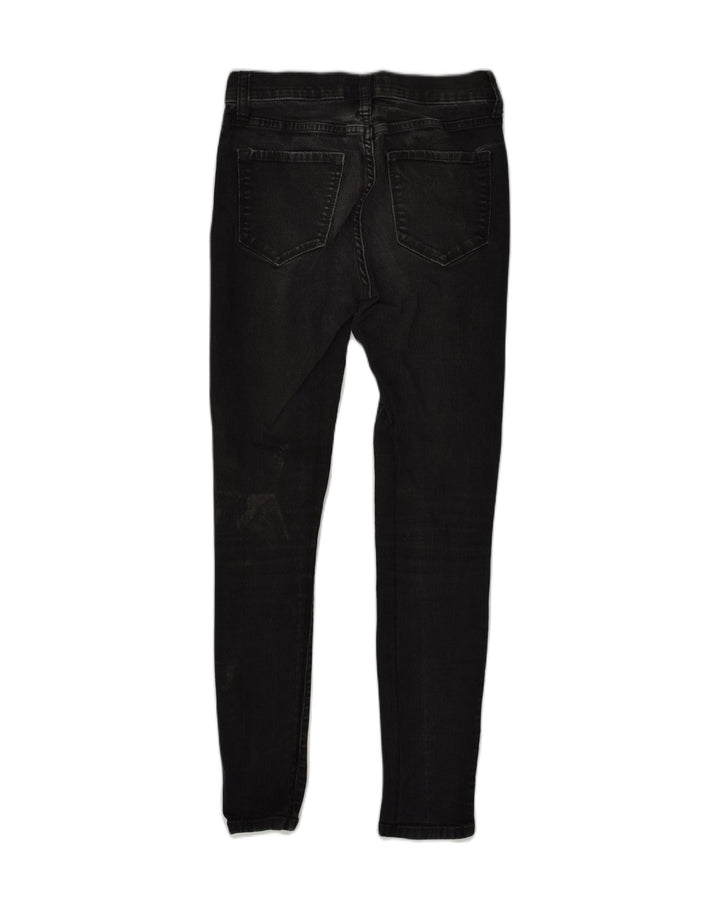 BANANA REPUBLIC Womens Skinny Fit Skinny Jeans W28 L27  Black Cotton | Vintage Banana Republic | Thrift | Second-Hand Banana Republic | Used Clothing | Messina Hembry 
