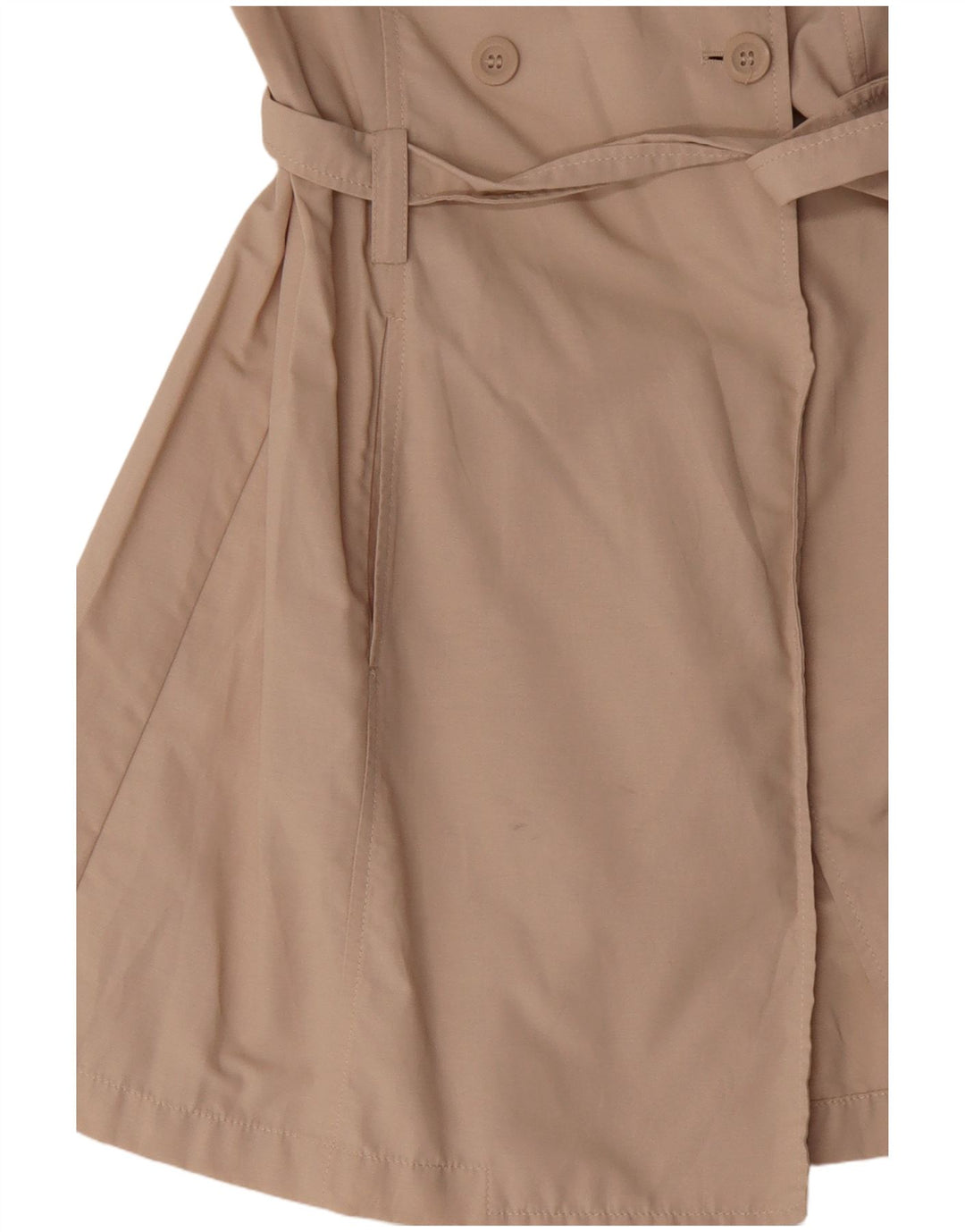 Женский тренч Sisley IT 46, большой, бежевый, хлопок