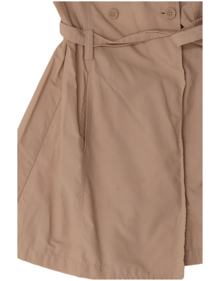 Женский тренч Sisley IT 46, большой, бежевый, хлопок