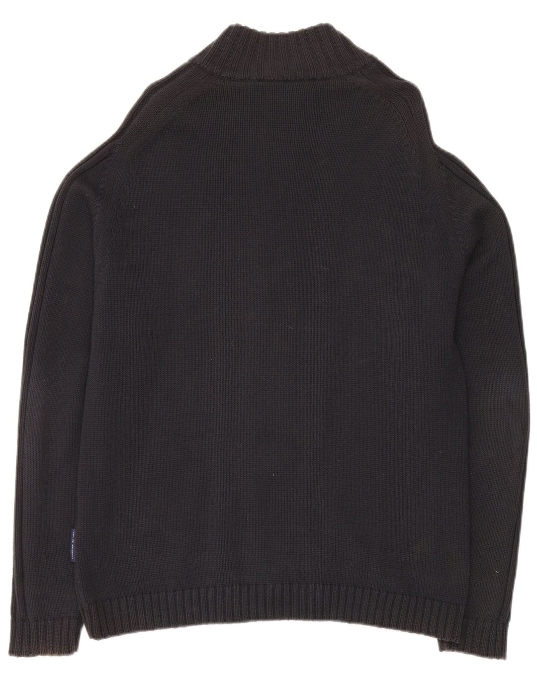 COTTON REPUBLIC Мужской кардиган-свитер среднего размера, темно-синий, хлопок