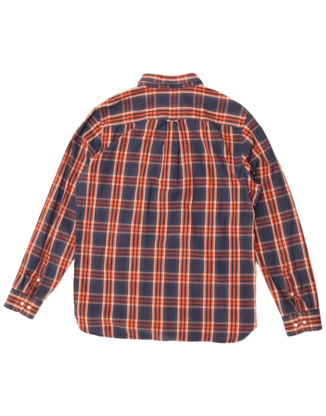 Мужская фланелевая рубашка Superdry 2XL, темно-синяя клетка, хлопок