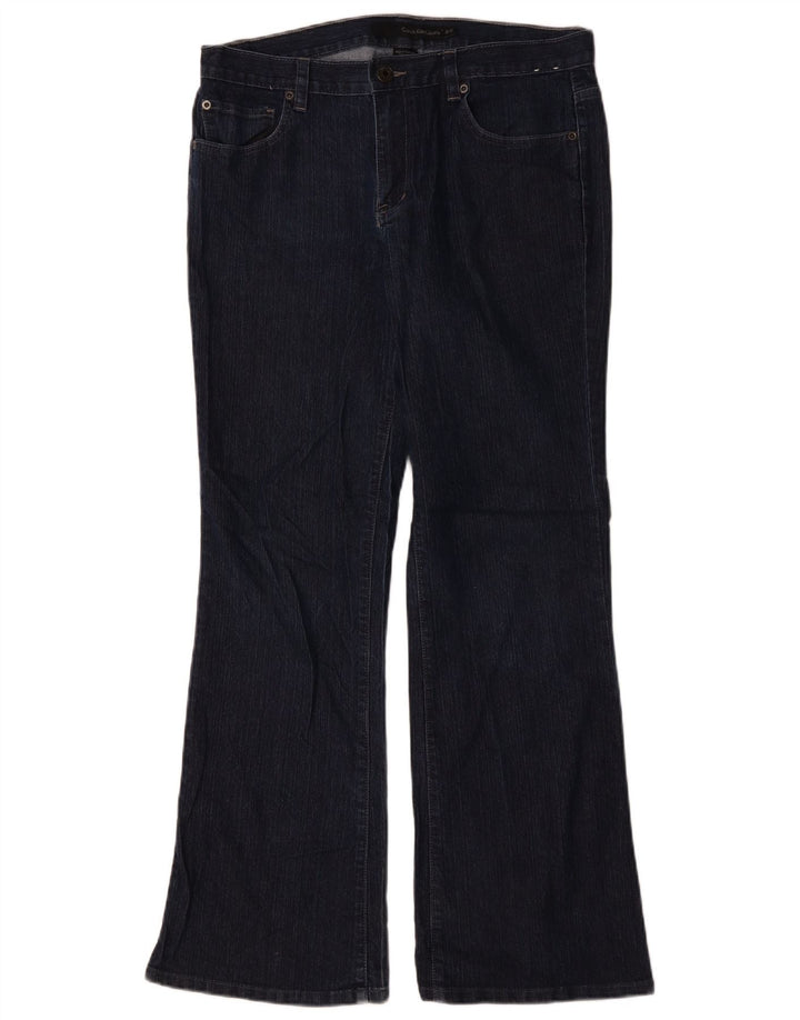 Женские джинсы Bootcut Calvin Klein US 12, большие размеры W34 L31, темно-синий хлопок