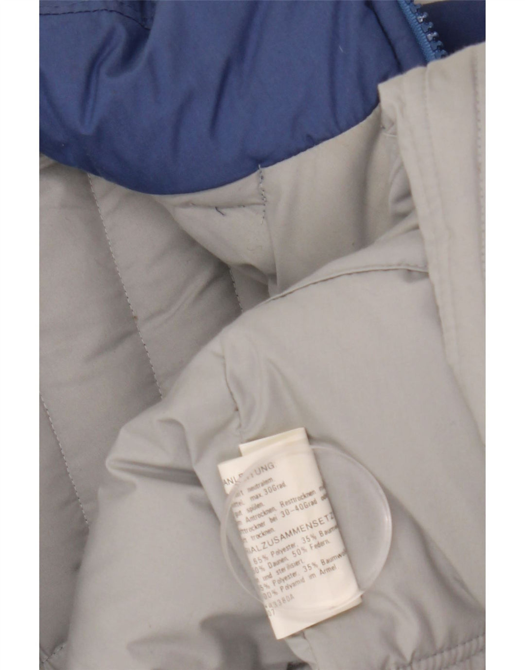 Мужская стеганая куртка VINTAGE IT 48 Medium Blue Polyester