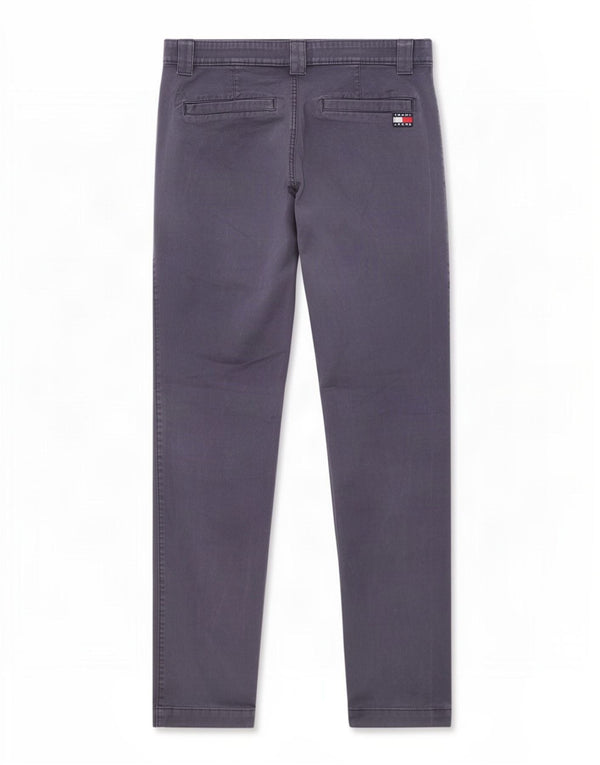 Tommy Hilfiger Мужские узкие брюки-чинос W32 L32 Темно-синие хлопковые