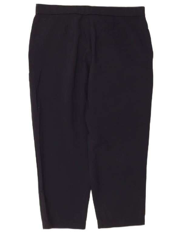 Женские укороченные брюки Marks & Spencer UK 16, большие W34 L23, темно-синие