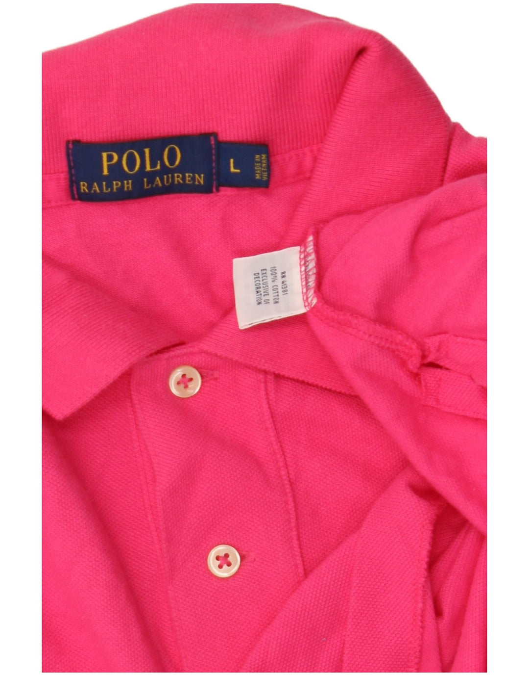 Мужская рубашка Polo Ralph Lauren, большая розовая хлопковая
