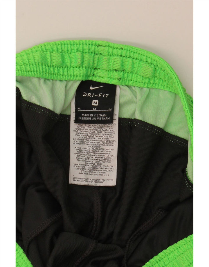 Женские спортивные брюки Nike Dri Fit UK 12, средние серые цвета с цветными блоками