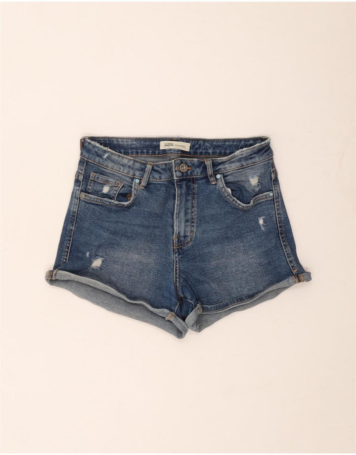 Женские джинсовые шорты Zara EU 36 XS W26 Синие