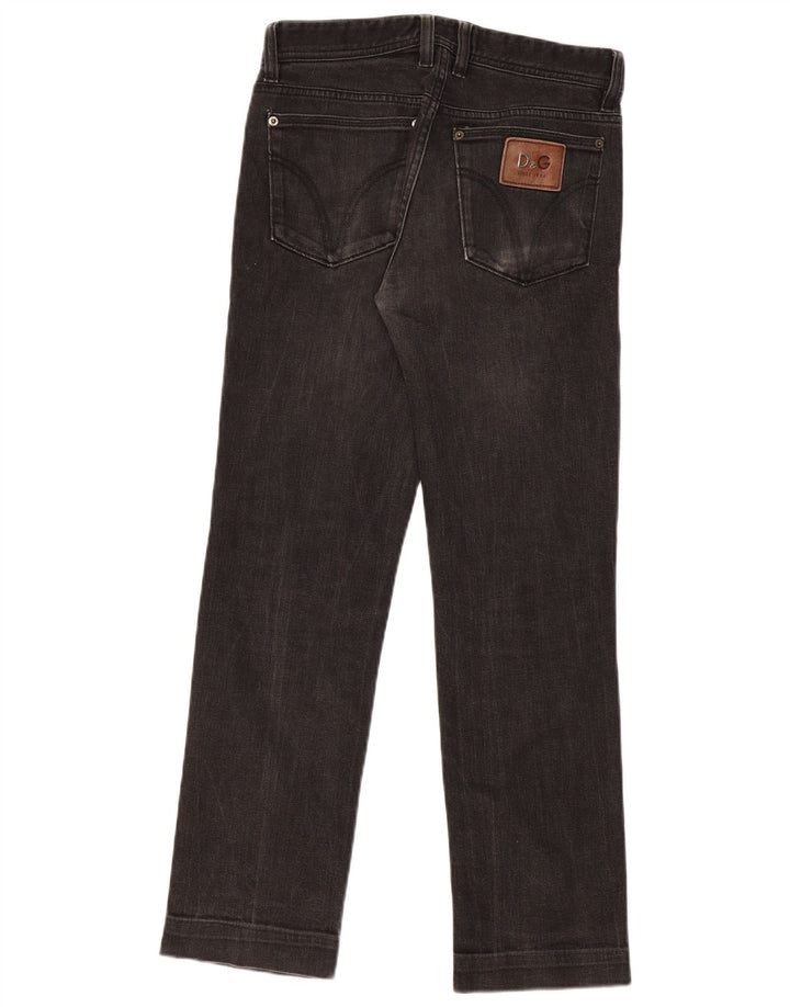 Женские узкие джинсы Dolce & Gabbana W31 L31, черный хлопок