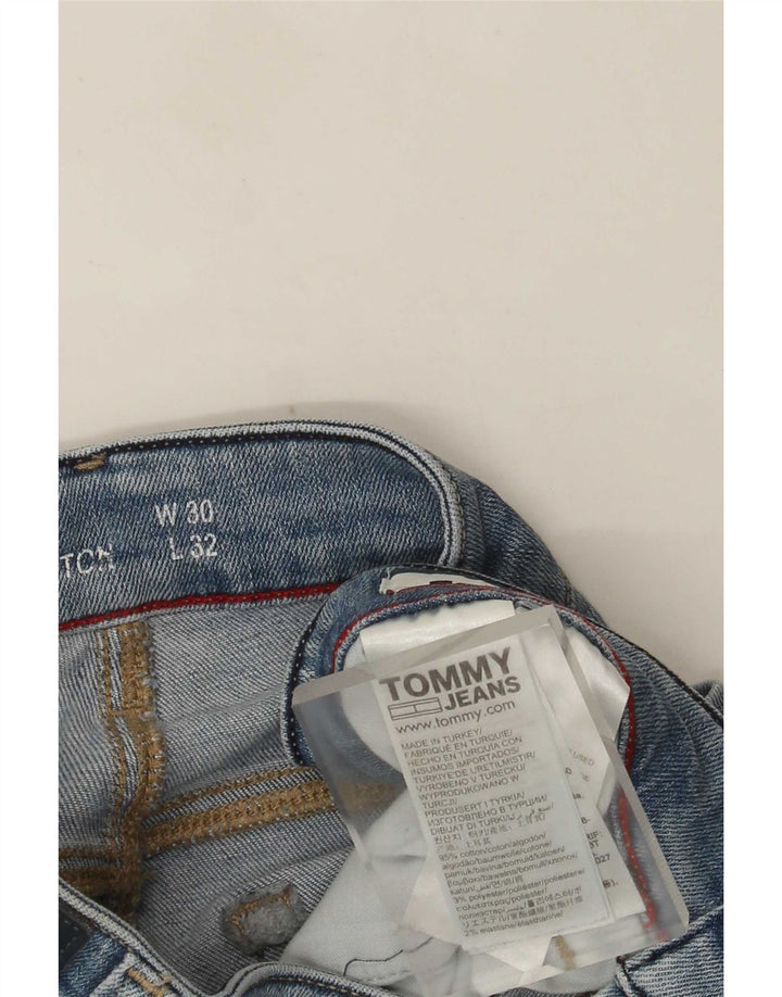 Мужские узкие джинсы Tommy Hilfiger W30 L32, синие, хлопок
