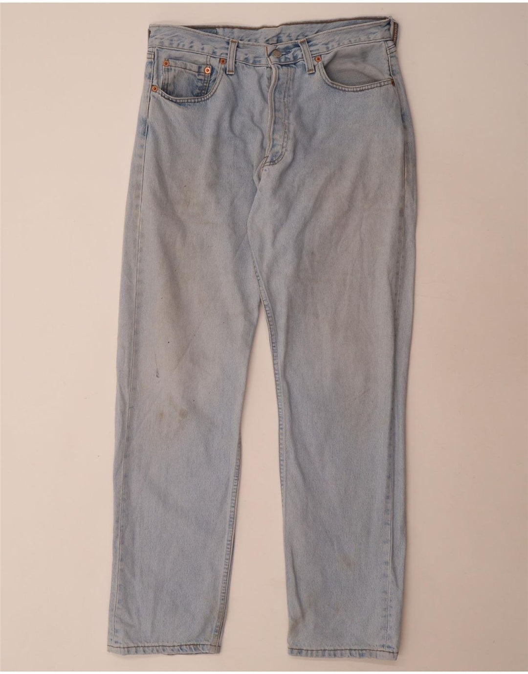 Мужские прямые джинсы Levi's 517 W34 L32 синие, хлопок