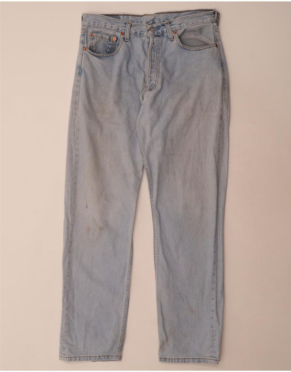 Мужские прямые джинсы Levi's 517 W34 L32 синие, хлопок