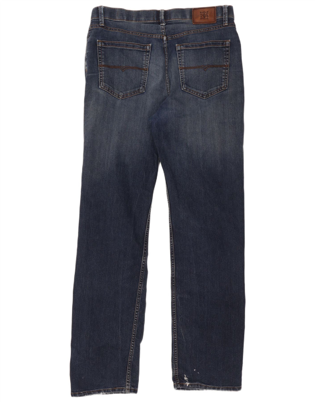 Мужские прямые джинсы Marks & Spencer W34 L33 синие, хлопок