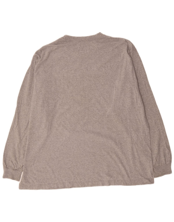 Мужские кроссовки Reebok New Orleans Saints с длинным рукавом и рисунком, 2XL, серые в крапинку