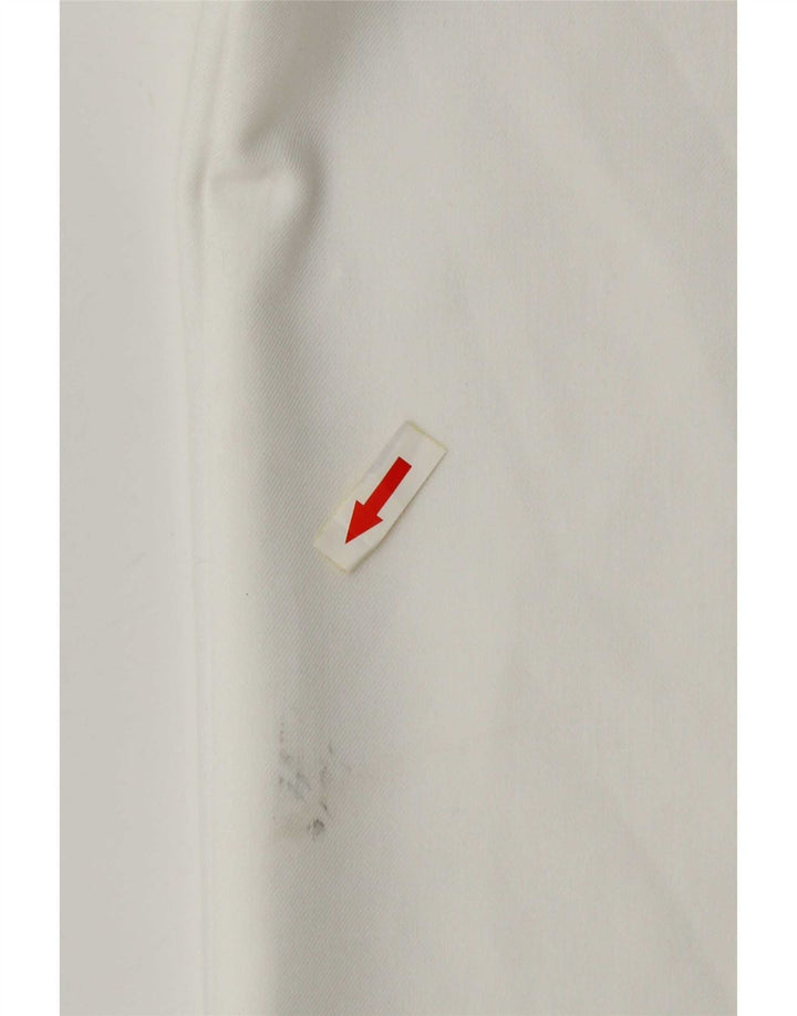Женские широкие брюки чинос Zara, средние W28 L31, белые
