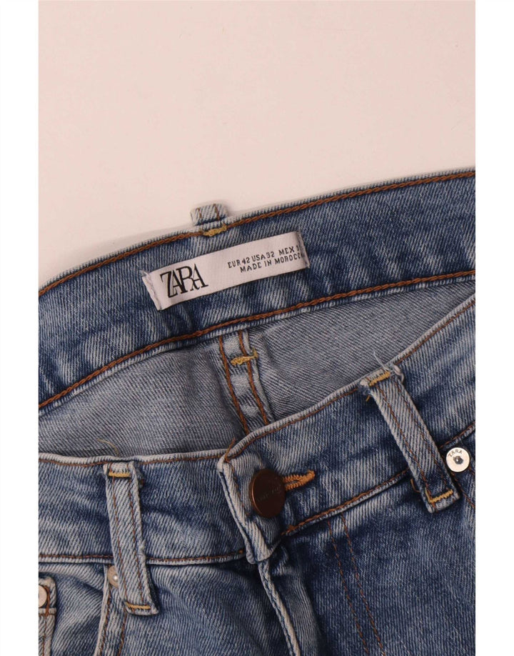 Джинсы мужские укороченные Zara большие W32 L24 синие