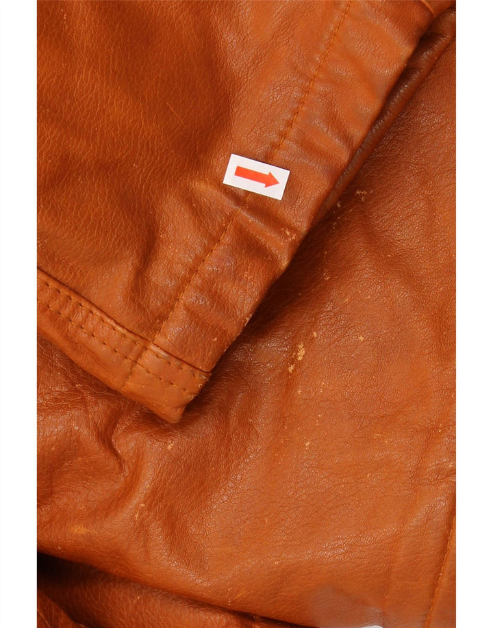 WINCHESTER Мужская кожаная куртка IT 48 Medium Brown Leather