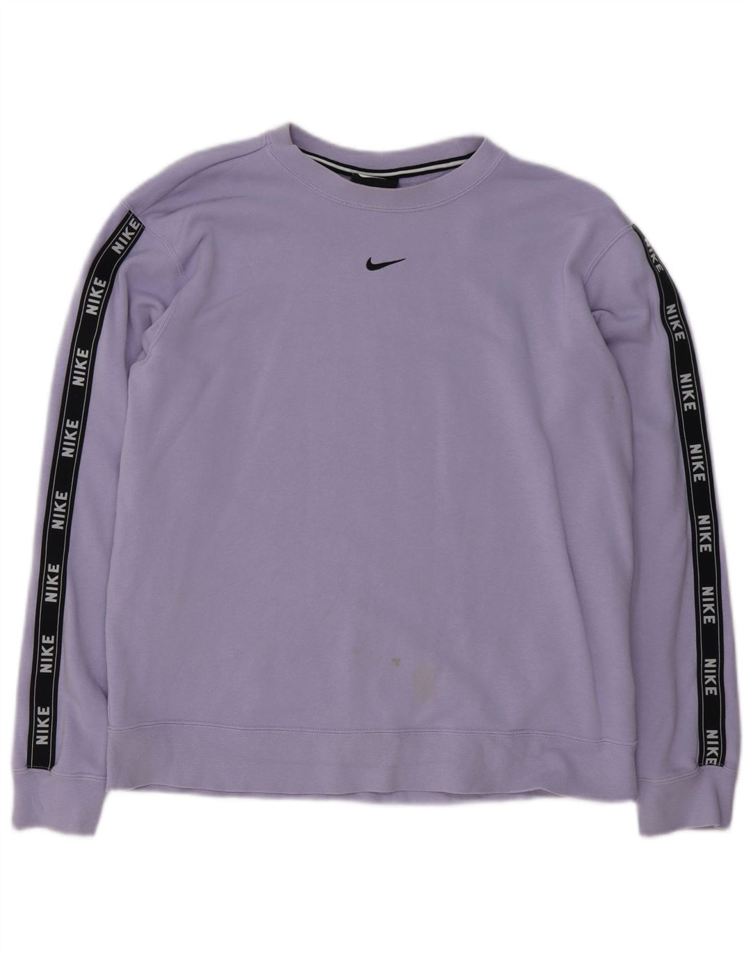 Женский свитер с рисунком Nike UK 14, хлопковый средний фиолетовый цвет