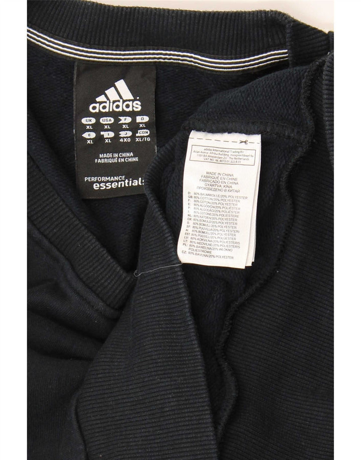 Adidas Мужская толстовка Джемпер XL Темно-синий Хлопок