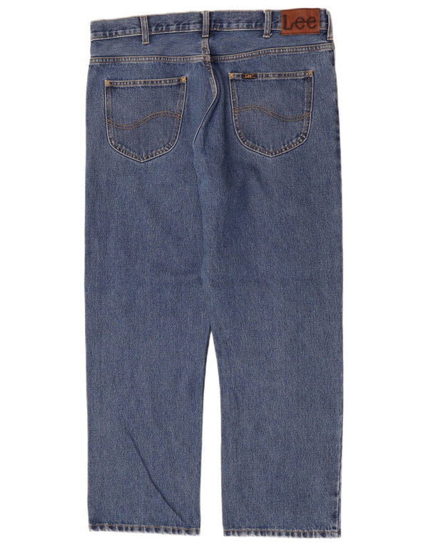 Мужские прямые джинсы Lee Brooklyn W38 L30, синий хлопок