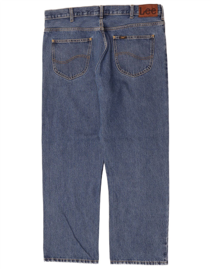 Мужские прямые джинсы Lee Brooklyn W38 L30, синий хлопок