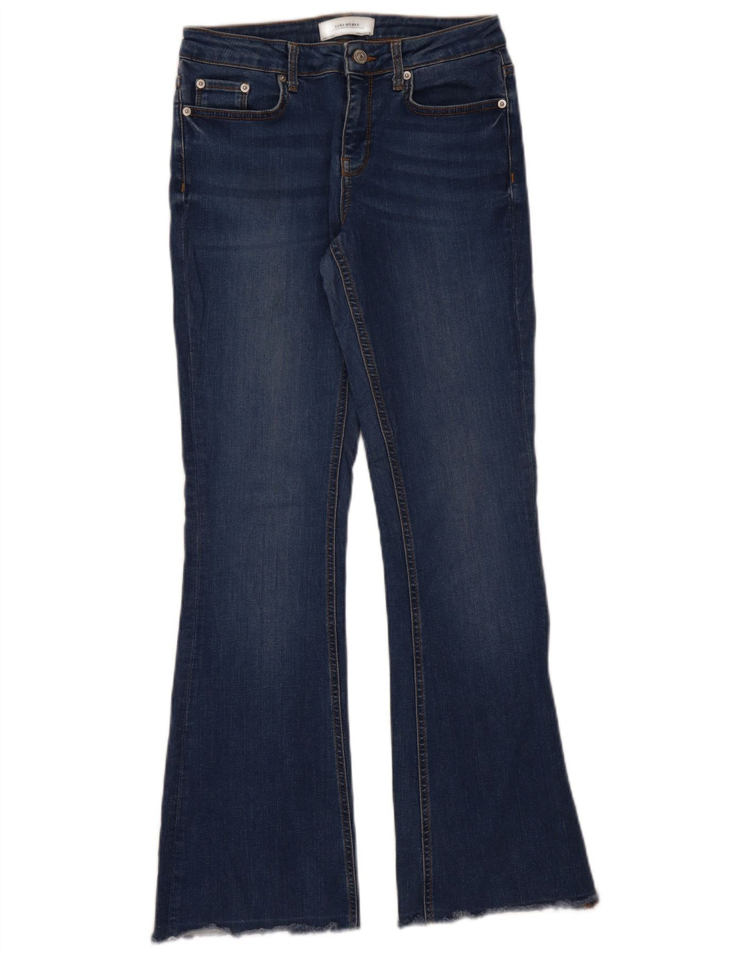 Женские расклешенные джинсы Zara EU 38 Small W28 L31 Синие