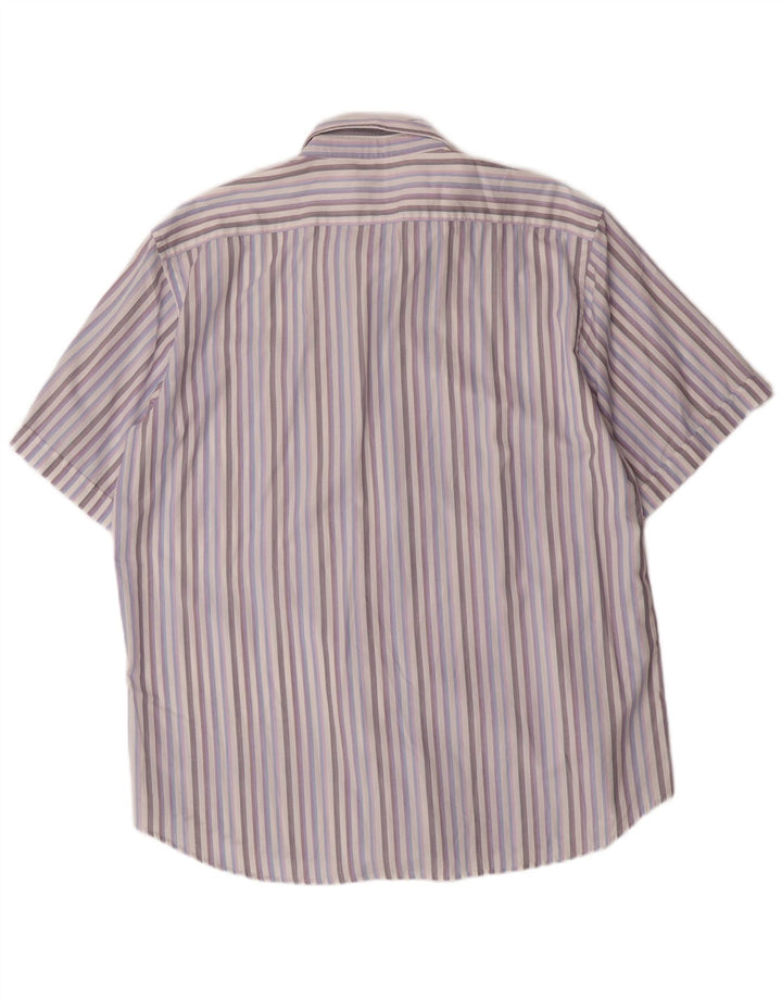 Мужская рубашка Roccobarocco, размер 46, 18, 1/2 XL, в разноцветную полоску