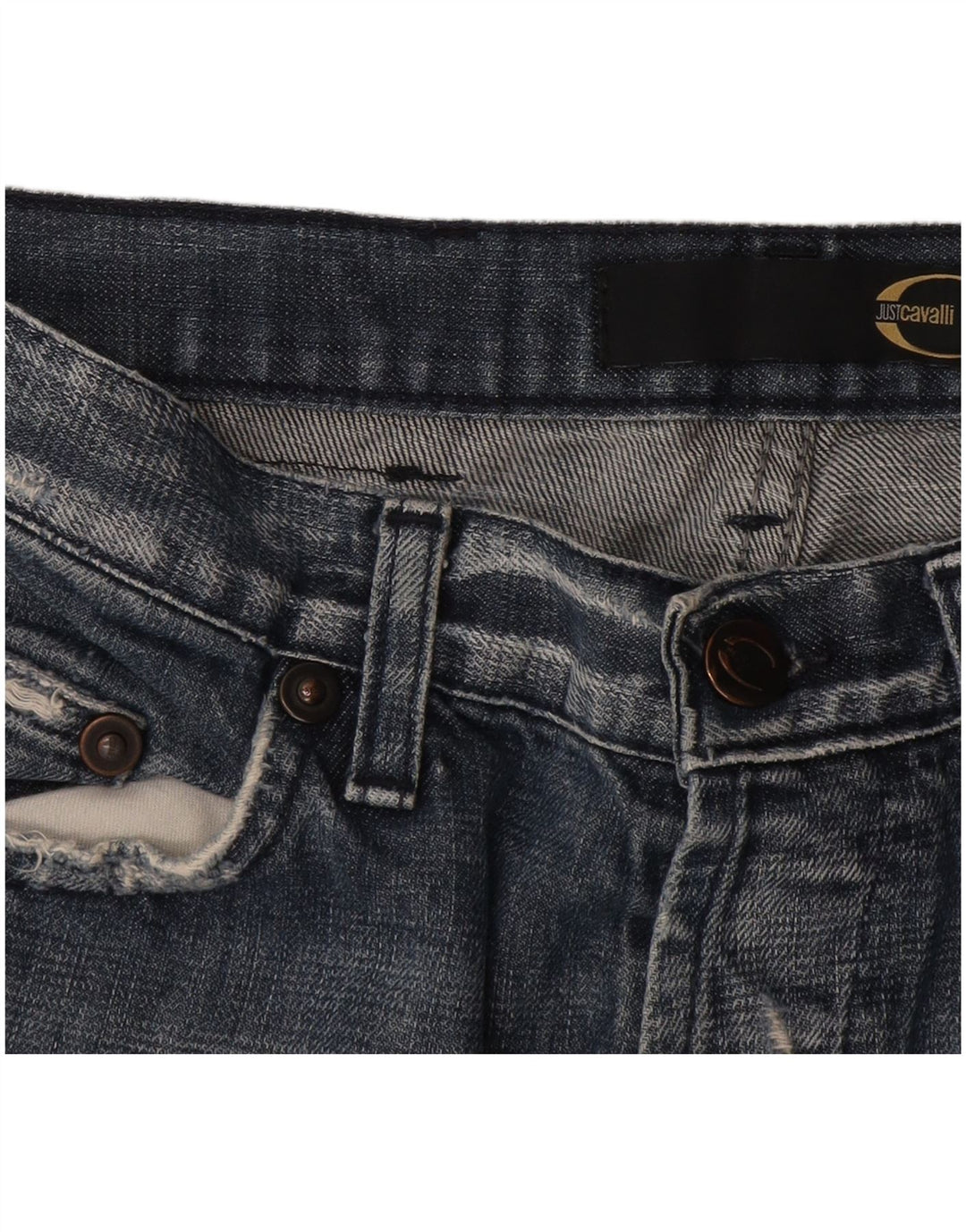 Мужские прямые джинсы Just Cavalli W34 L34 синие
