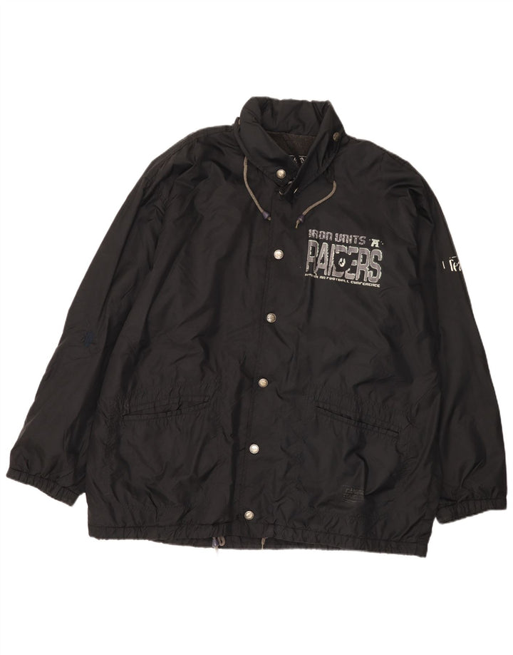 Мужская непромокаемая куртка NFL Raiders UK 42 XL, черный нейлон