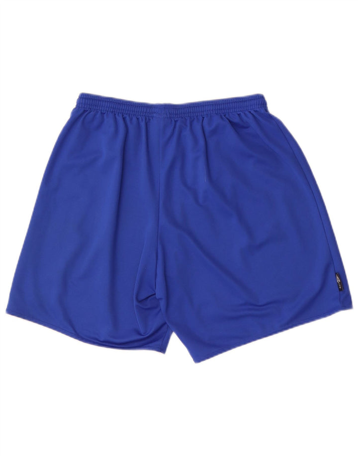 Спортивные шорты Adidas Climalite для мальчиков 11-12 лет, средний синий полиэстер