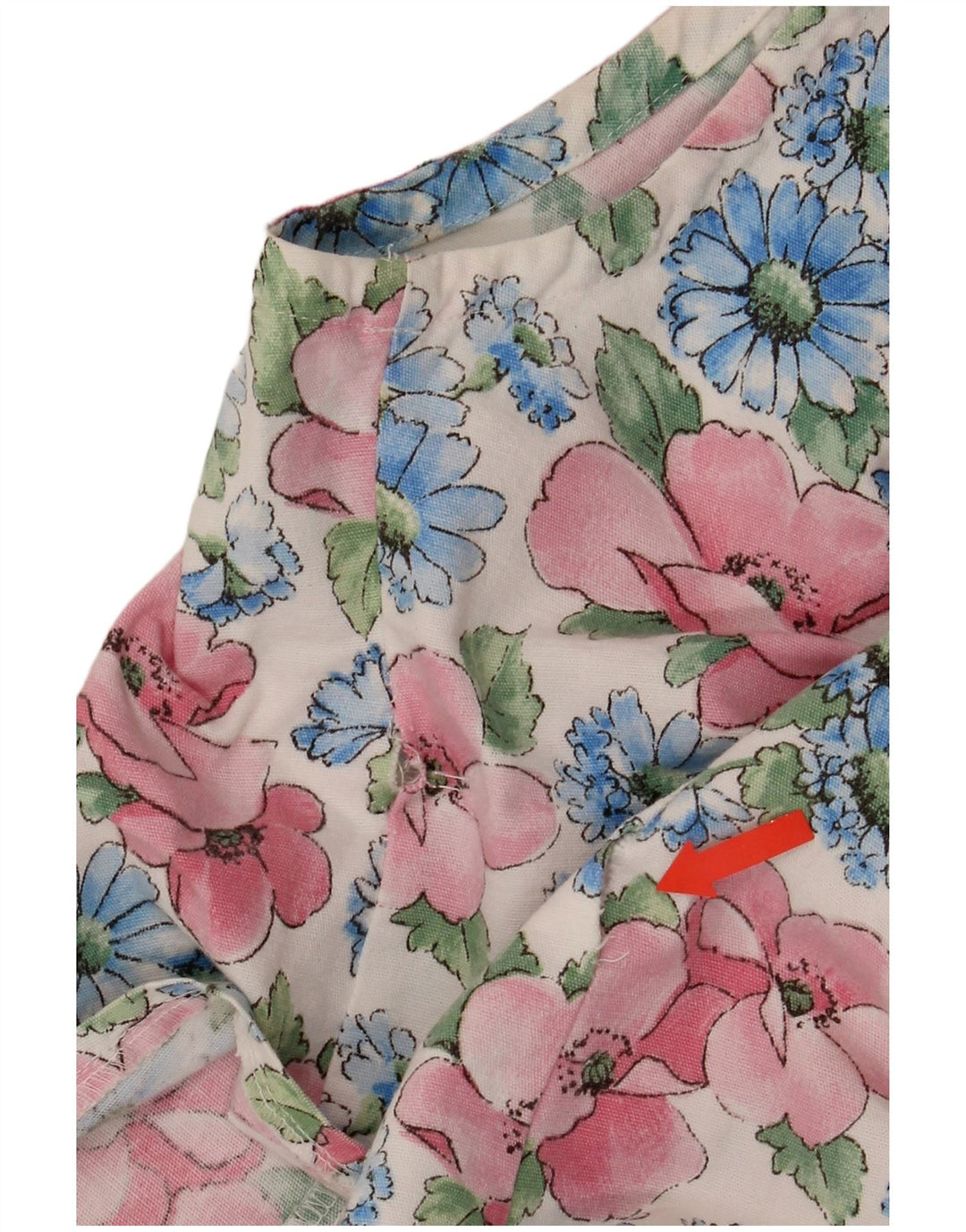 Винтажный женский жилет UK 14, средний разноцветный цветочный принт