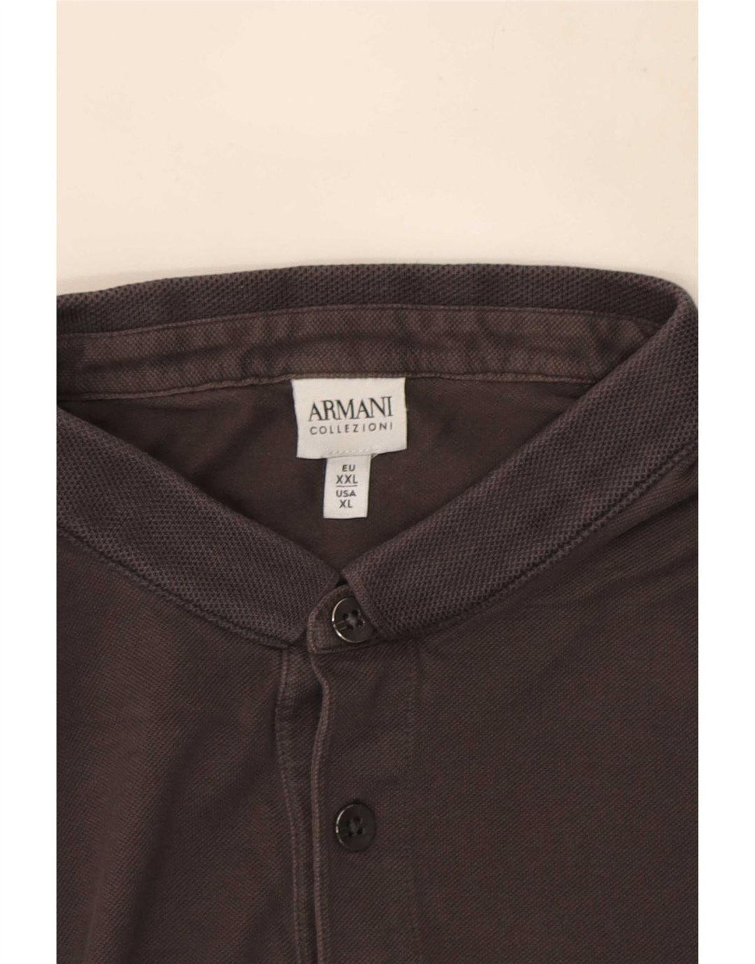 Мужская рубашка-поло Armani XL серая, хлопок