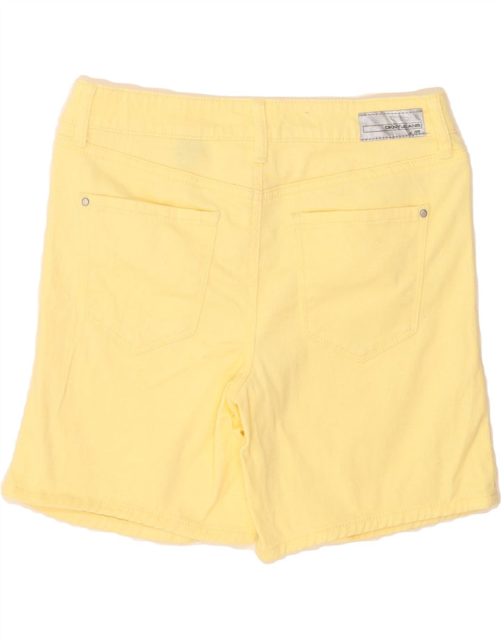 DKNY Mens Boyfriend Casual Shorts W30 Medium Yellow Elastane Vintage Dkny and Second-Hand Dkny from Messina Hembry 