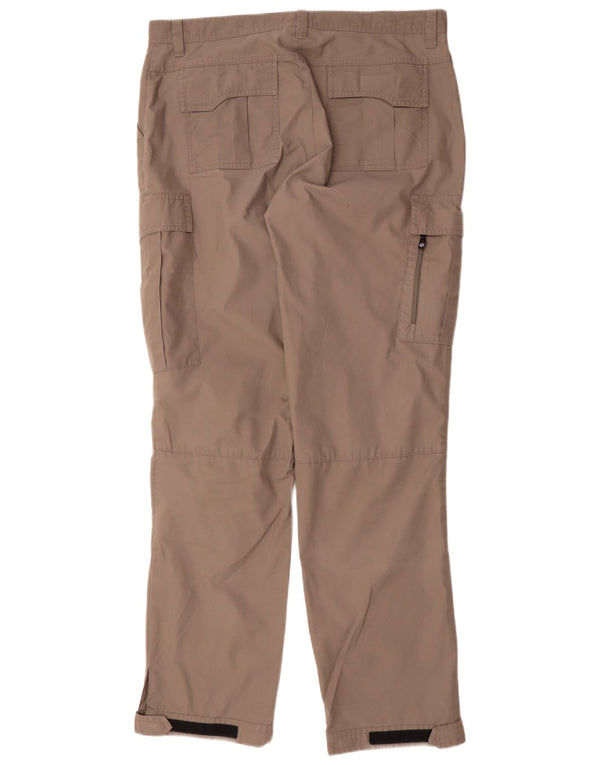 Jack Wolfskin Мужские прямые брюки-карго ветровка W36 L35 Бежевые