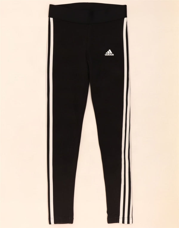 Женские леггинсы Adidas UK 8/10, маленькие, черные