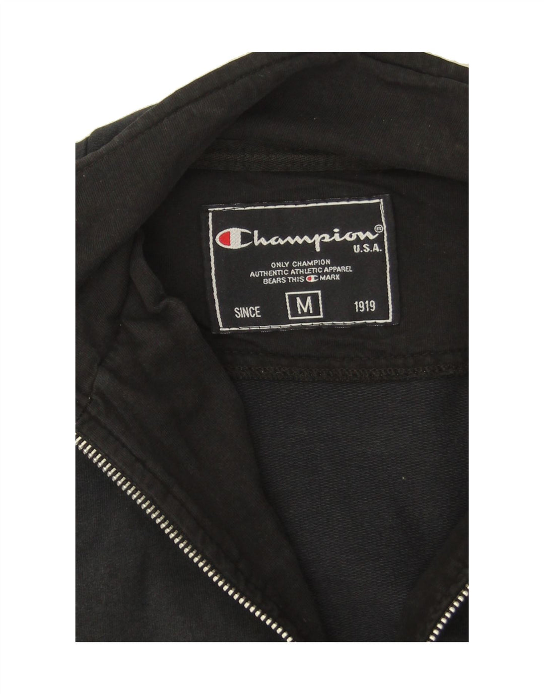 CHAMPION Womens Tracksuit Top Jacket UK 14 Medium Black Vintage Champion and Second-Hand Champion from Messina Hembry 