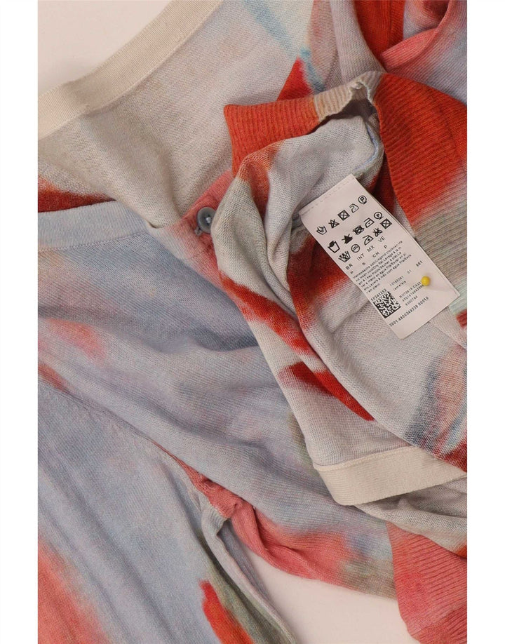 Женский кардиган с абстрактным узором Hugo Boss, Великобритания, 10, маленький, разноцветный