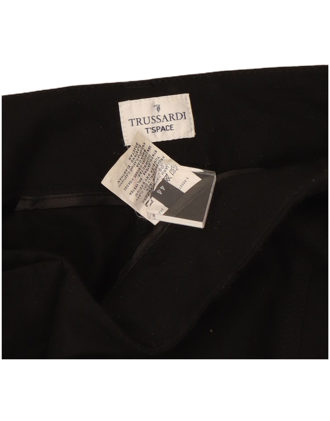 Trussardi Женские прямые костюмные брюки IT 44 Medium W30 L31 Черный