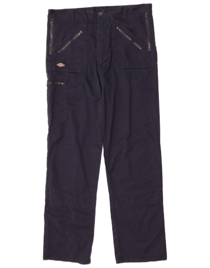 Мужские прямые брюки-карго Dickies Redhawk W38 L33 темно-синие из полиэстера
