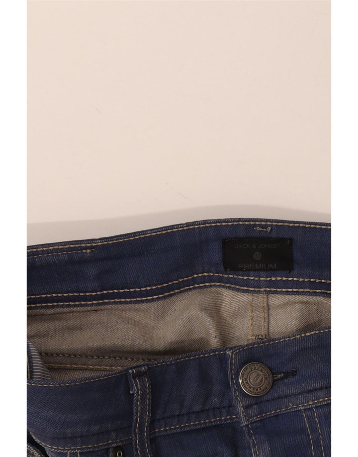 Мужские прямые джинсы Jack & Jones W34 L32 синие