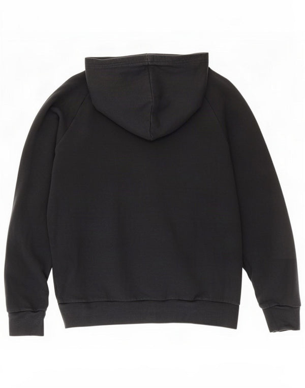 Under Armour Boys Loose Fit Hoodie Jumper 11-12 Years Large Black Cotton
