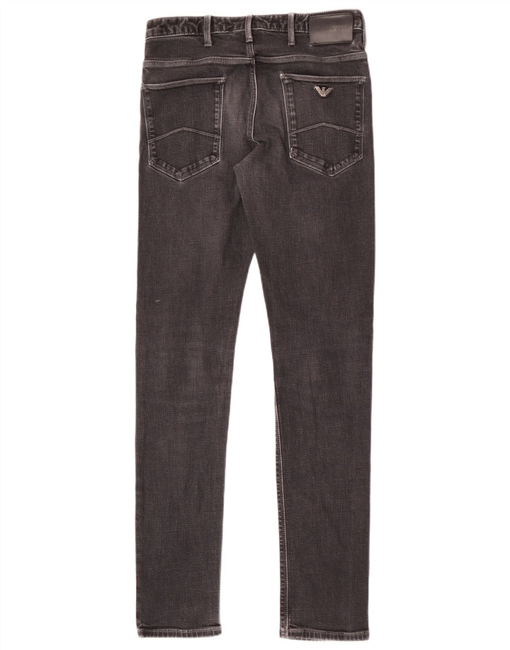 Женские узкие джинсы Emporio Armani W28 L33 черные
