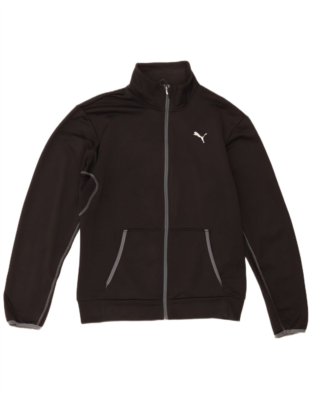 Мужской спортивный костюм Puma, верхняя куртка, средний черный полиэстер