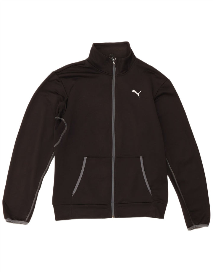 Мужской спортивный костюм Puma, верхняя куртка, средний черный полиэстер